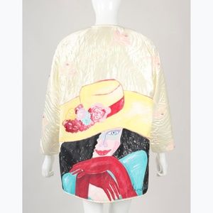 Vintage DOKTOR THRILL WEAR Painted Lady Jacket SzM